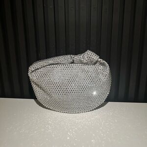 Silver Diamond Handbag